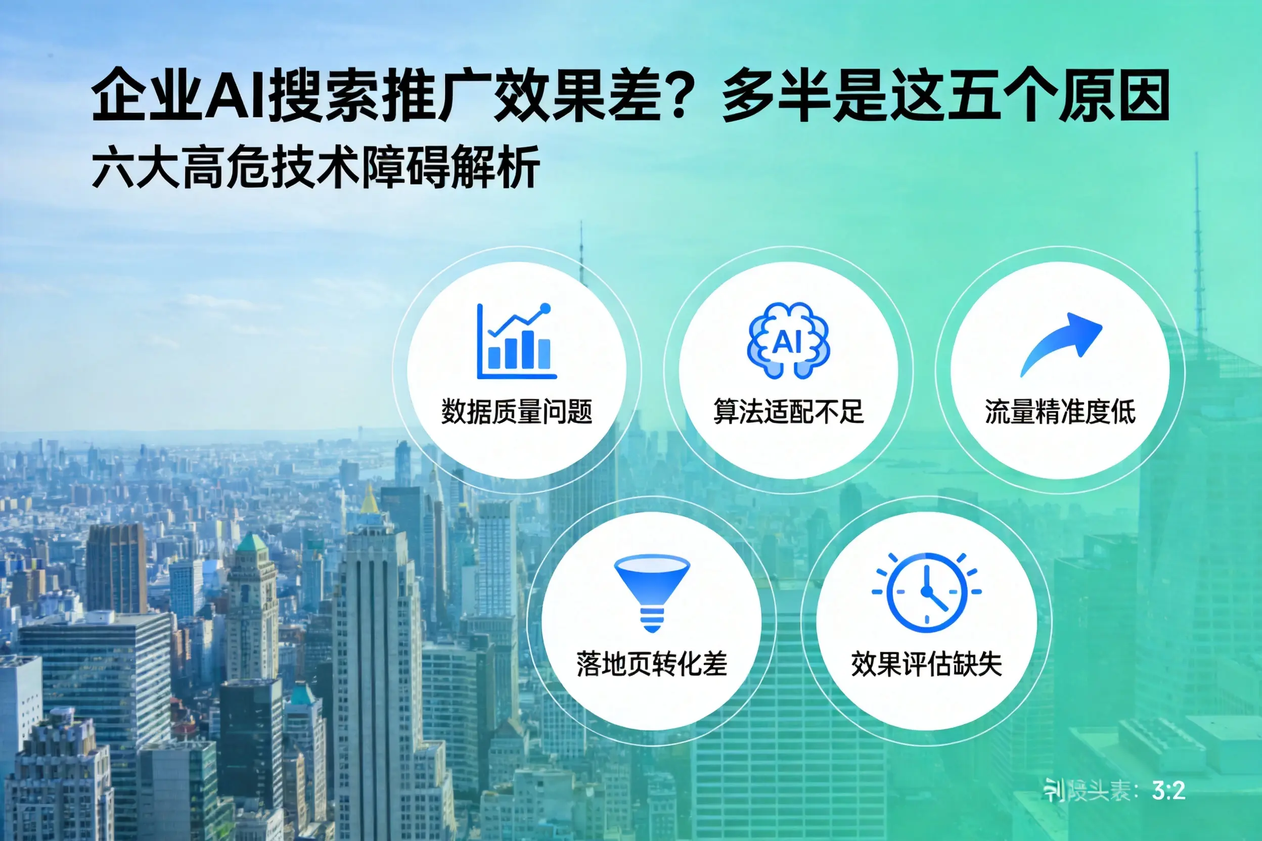 北关企业AI搜索推广效果差？多半是这五个原因